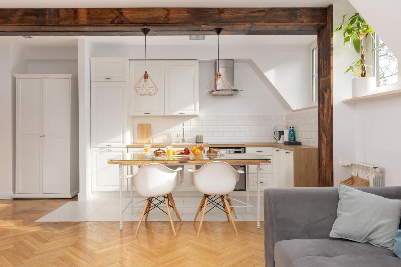 Stylowy Apartament W Warszawie Przy Wisle Varsavia Esterno foto